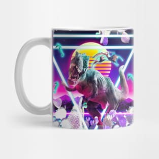 Dinosaur Rave Raving T-Rex Mug